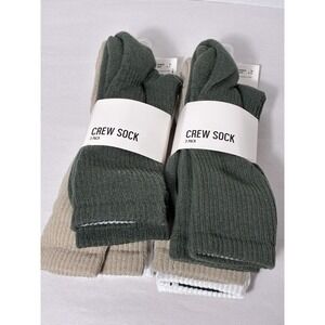 DSG Crew Socks 6pk Comfort Unisex Mens Shoe Size 8-13‎ Women's 10+ Shoe Size